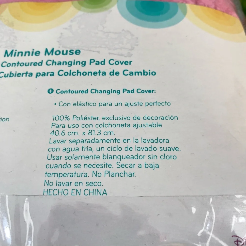 Disney Baby Pink Minnie Mouse Contured Pad Cover